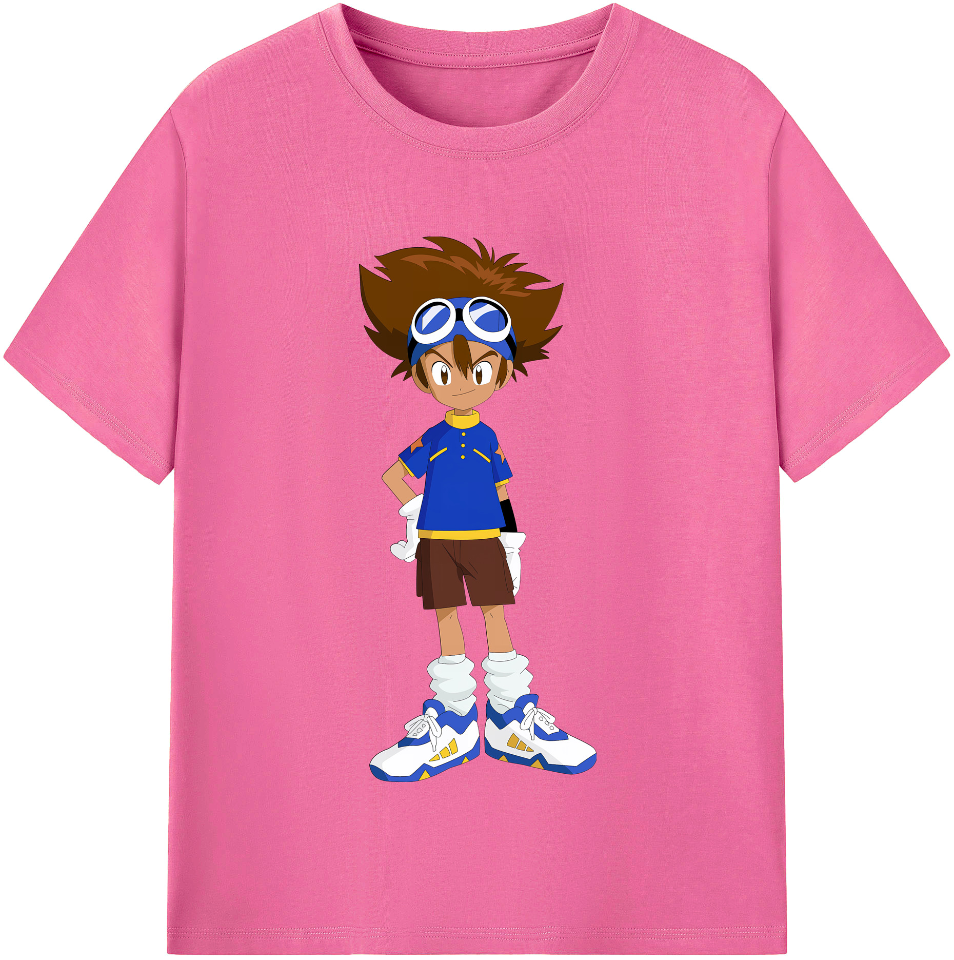 （画像用） Digimon デジタルモンスター/デジモン レディースカジュアルプリントTシャツ（綿100％）